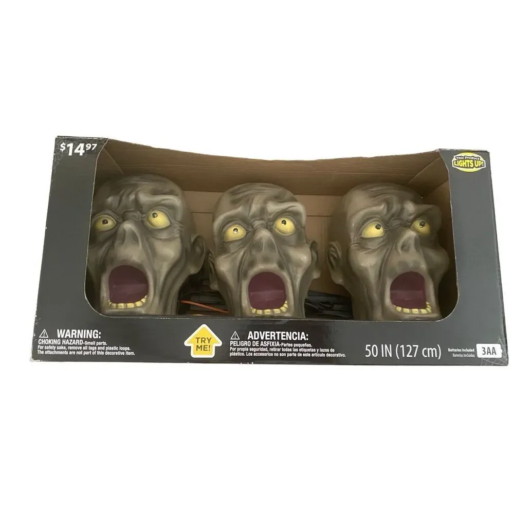 Lot Of 2 Window Clings Zombie Yard Stakes Halloween Decorations